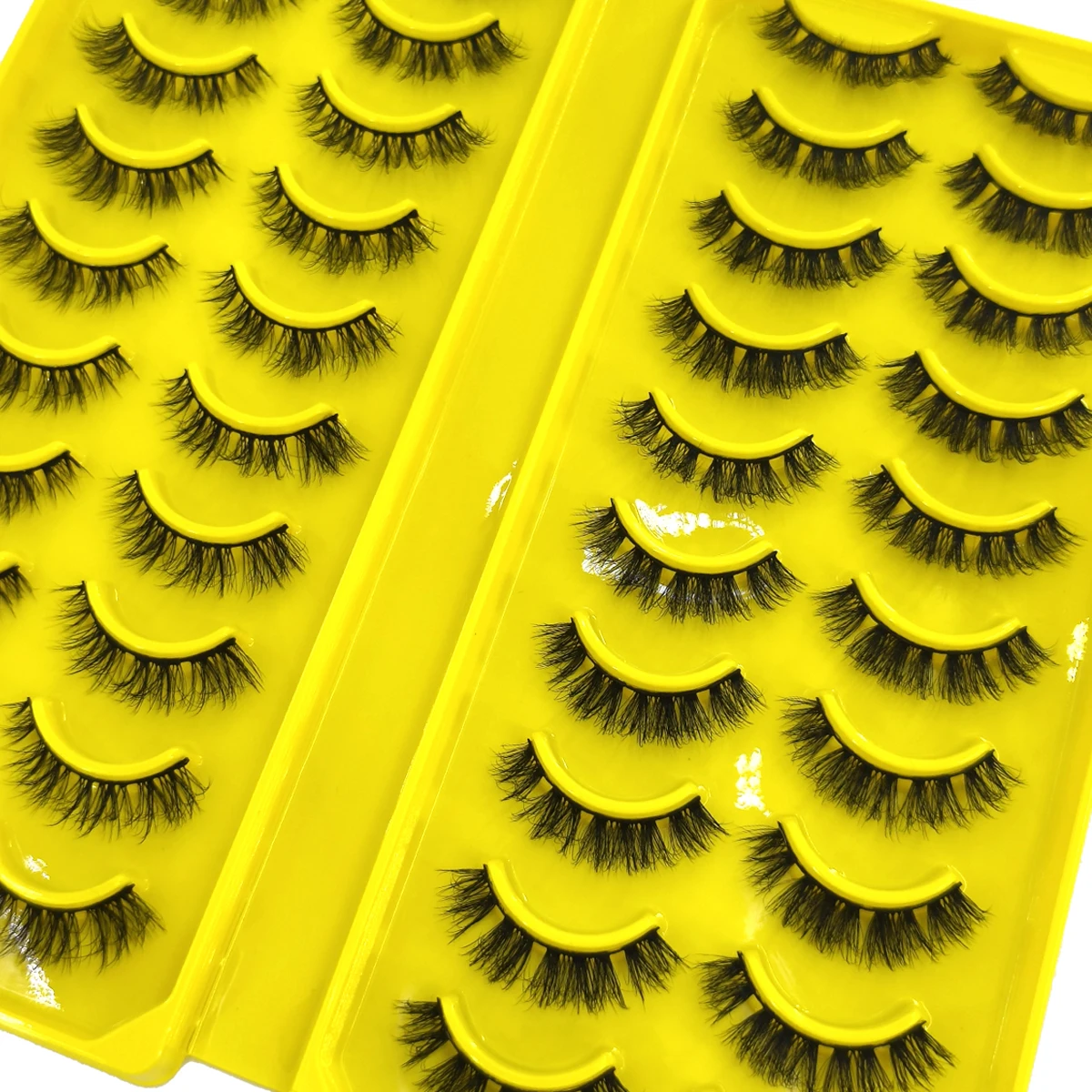Neue 20 Paar Natürliche Lange 3D Nerz Falsche Wimpern, Künstliche Wimpernverlängerung, Make-up-Set, Nerz-Wimpern, Kurze Wimpern – Detail 11