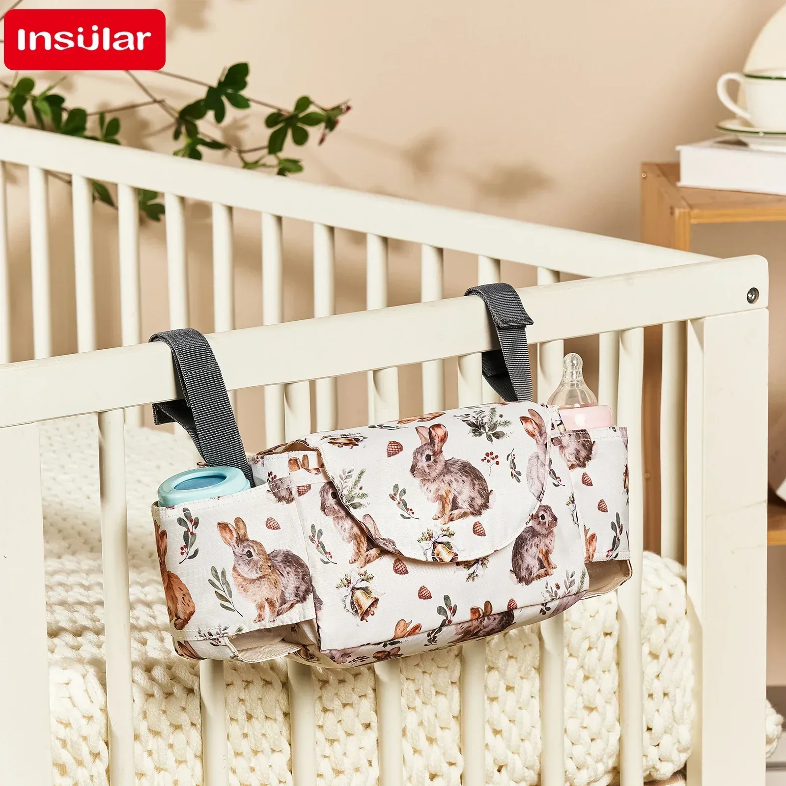 

Waterproof Mommy Diaper Bag Baby Nappy Stroller Bag Stroller Accessories Large Capacity Outdoor Travel Nappy Easy To Clean