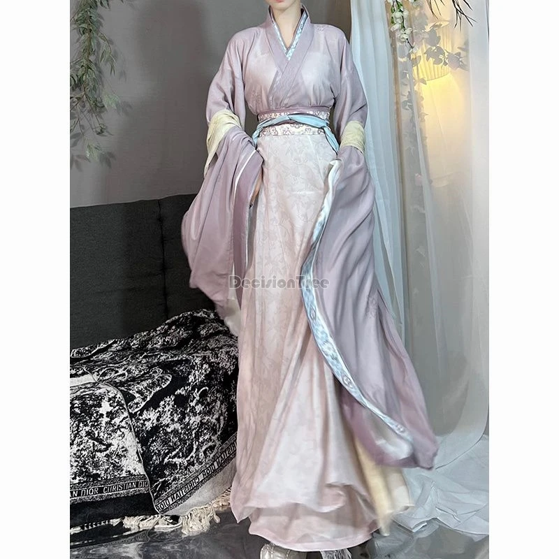 

2024 chinese ancient wei jin princess hanfu dress gorgeous dignified elegant dainty clothing fairy printing temperament garment