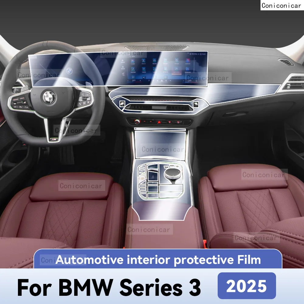 

Для BYD SERIES 3 2025 Защитная пленка для салона автомобиля против царапин ТПУ, инструмент, центральное управление, навигационные аксессуары