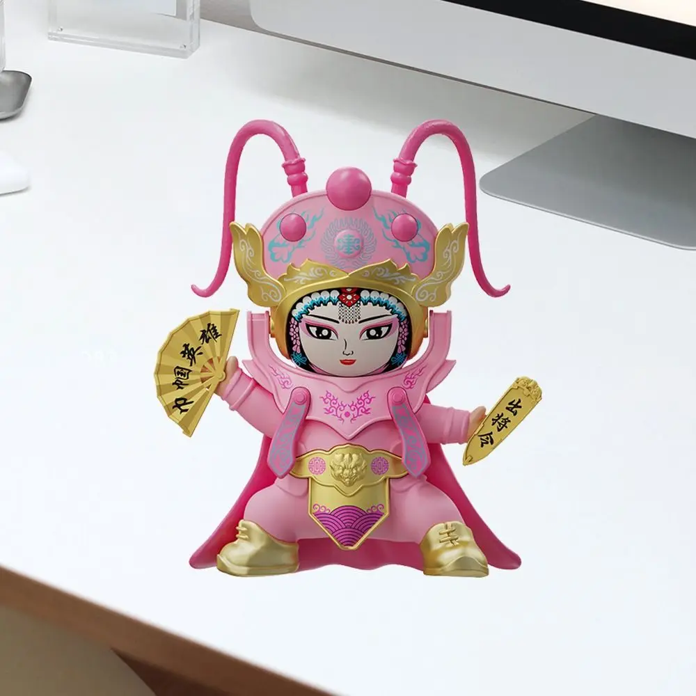 Sichuan Opera Sichuan Face Change Doll PVC Chinese Characteristics Face Changing Doll Toy 4 Facial Cultural Heritage