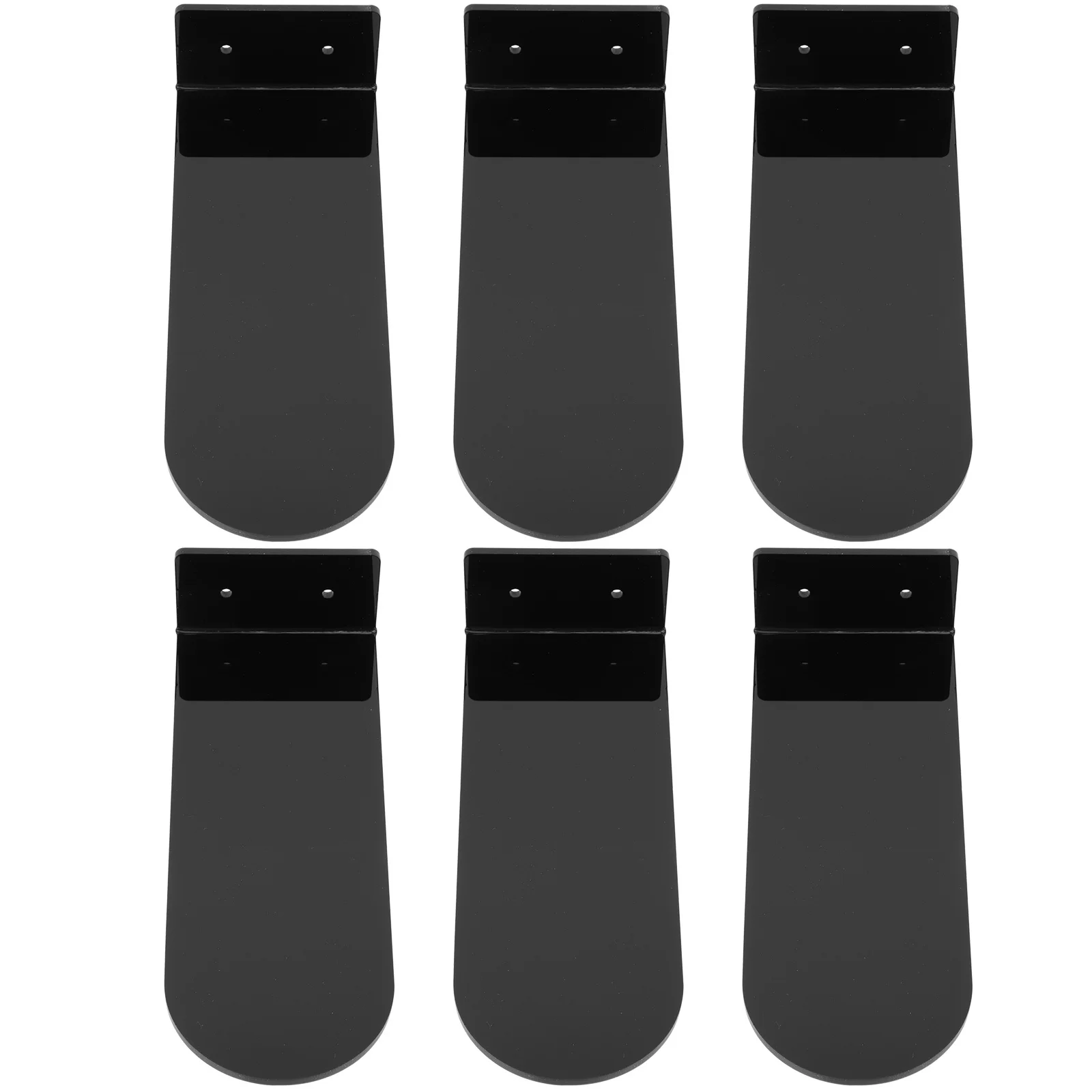 1Set Floating Shoes Shelves Sanded Rounded Edges Skin-Friendly Black Floating Shoes Display Racks Storage Racks