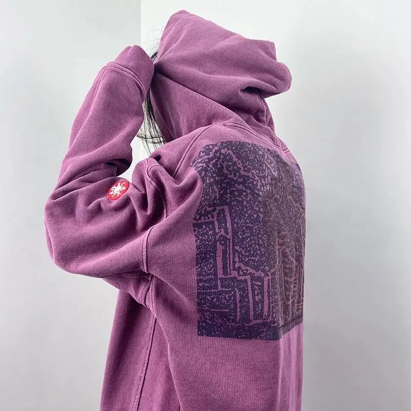 Tops Hoodies Female Clothes Hooded Sweatshirts for Women Graphic Plain Purple Y2k Style Emo Long Sleeve Trend Aesthetic Casual E