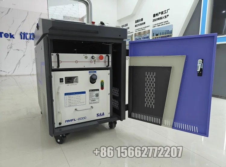 กําจัดน้ํามันออกไซด์ 300w 500w Pulse Laser เครื่องทําความสะอาดสําหรับทําความสะอาดสีเคลือบเงาเคลือบ Strip Rust Remover