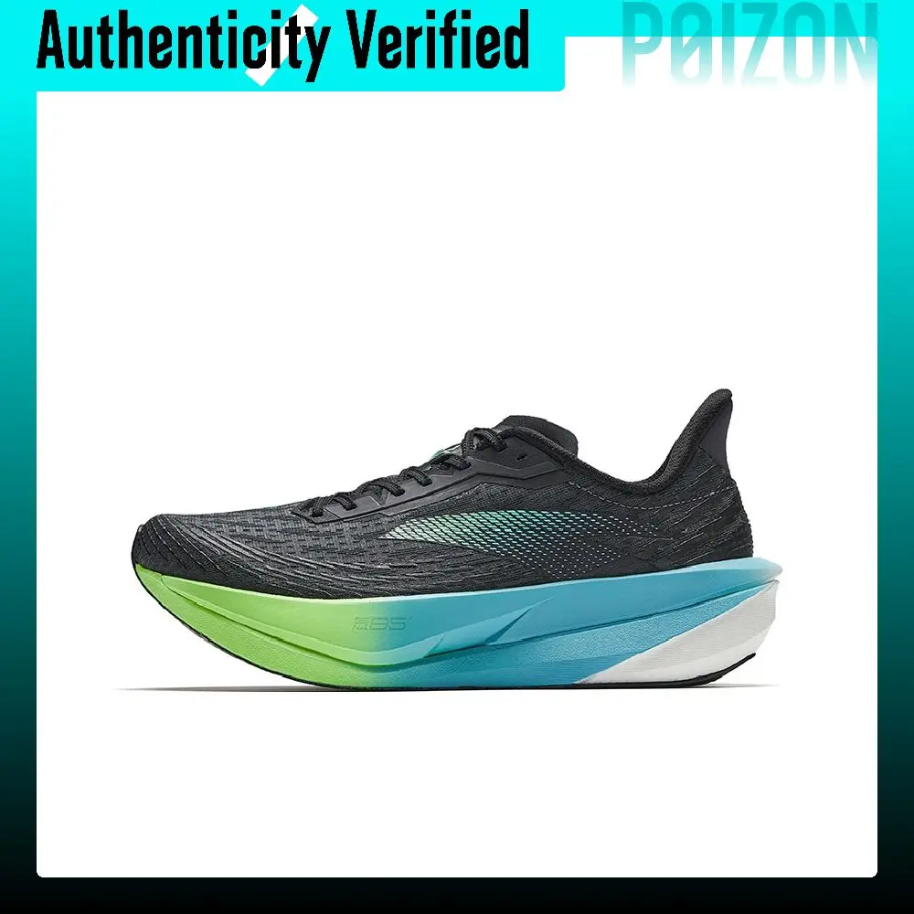 Anta Zone 2 Heart Rate 85 Low top Running Shoes Men's Castle Gray/Basic Black 112615556-4