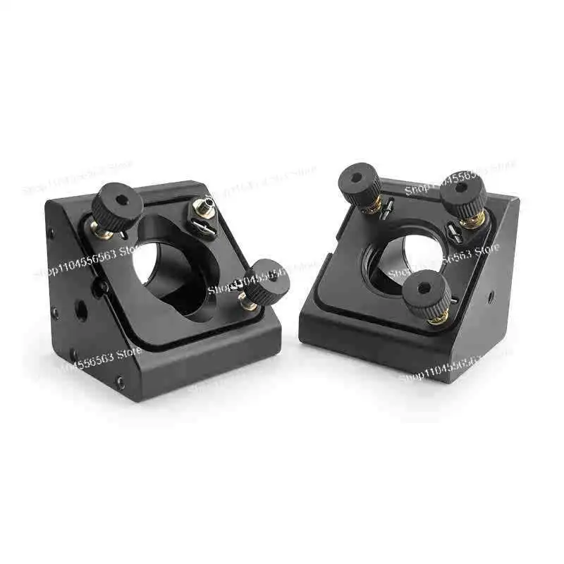 

Cage-Style Right-Angle Adjustable Mirror Mount, 45° Optical Path Converter, Circular Optical Element Holder