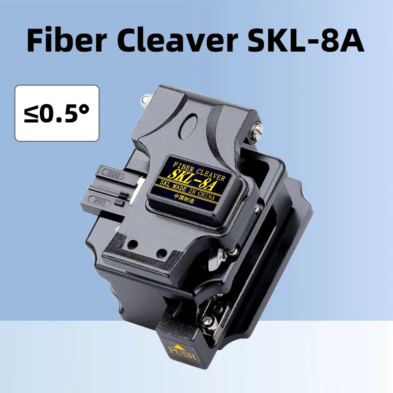 Fiber Cleaver SKL-8A  With 3 In 1 Clamp FTTH Tools Cable Cutter  Optical Fiber Cutting Knife Shard Blade Fibe Equiment r