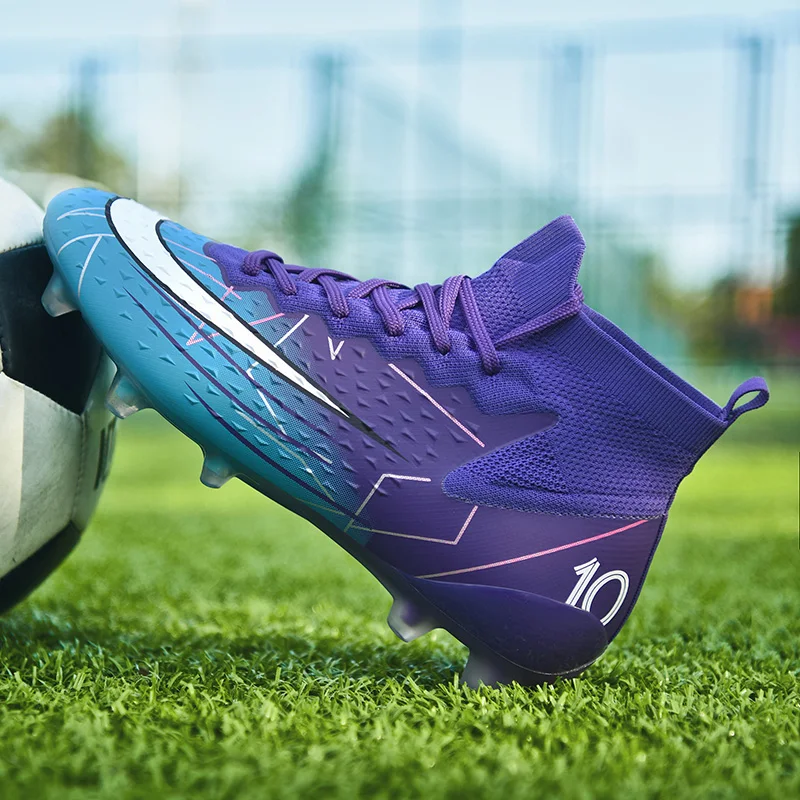 

Hot Selling Men's Shoes Comfortable Super Light Grass Women's Shoes Long Nails Rubber Broken Nails Football Shoes Training Shoes