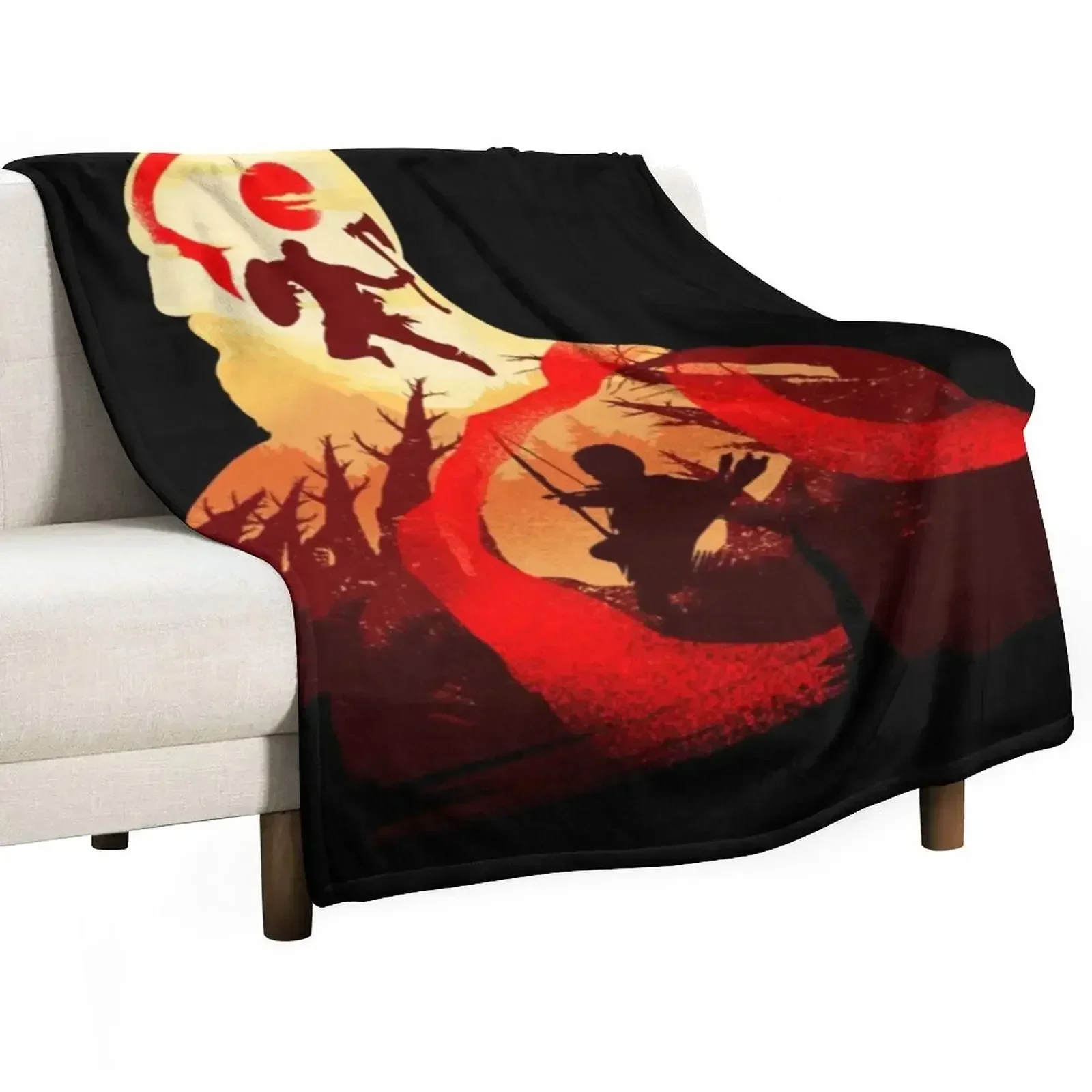 Father and Son Adventure Throw Blanket for sofa Soft Beds Plaid on the sofa Flannel Thermals For Travel Soft Plaid Blankets
