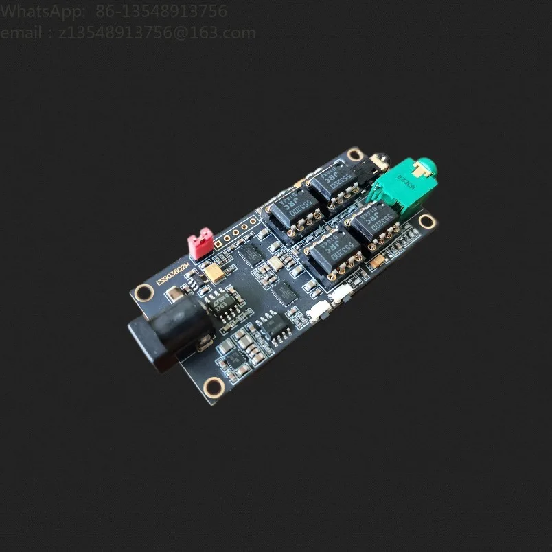 Dual ES9038Q2M DAC Decoder Board I2S Input Asynchronous USB Module for Audio Digital Interface