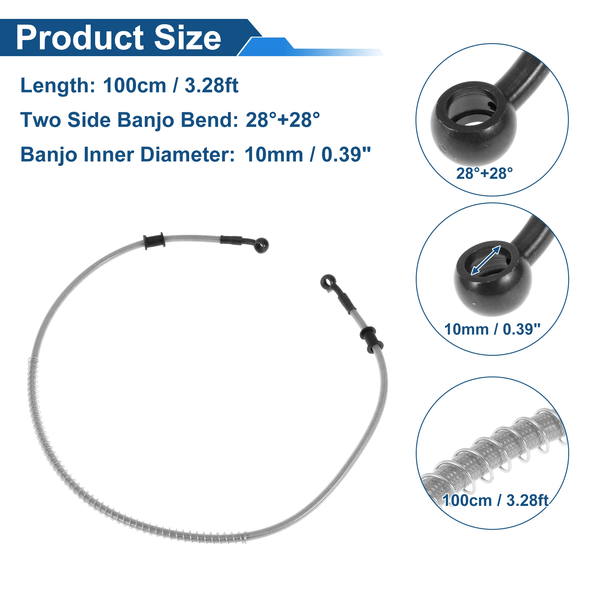 UXCELL 100 cm motorfiets remko - Brake Line Motorcycle recensie en prijs