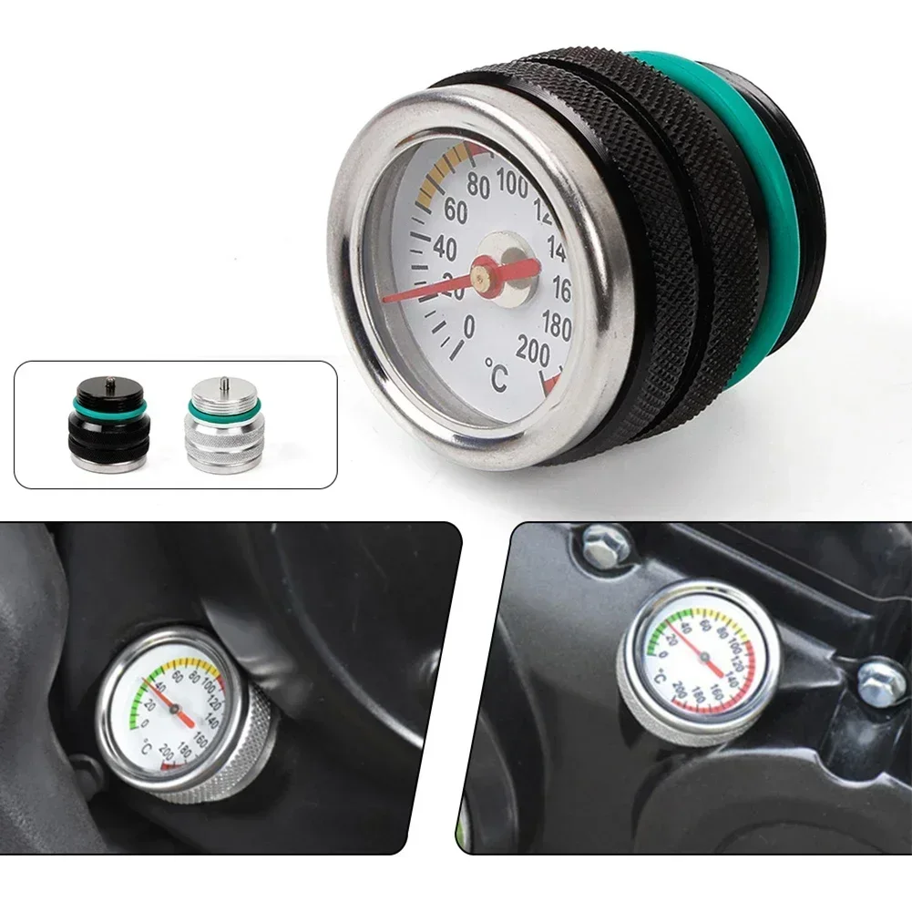 

Oil Gauge For W650 W400 W800 1987-1998 Motorcycle Temperature Meter Petrol Gauge Moto Aluminum Alloy M30*1.5 Fuel Meter Tool