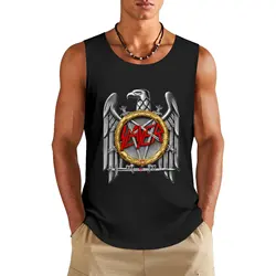 Slayer silver eagle Tank Top sleeveless vests Clothing Gym t-shirt man