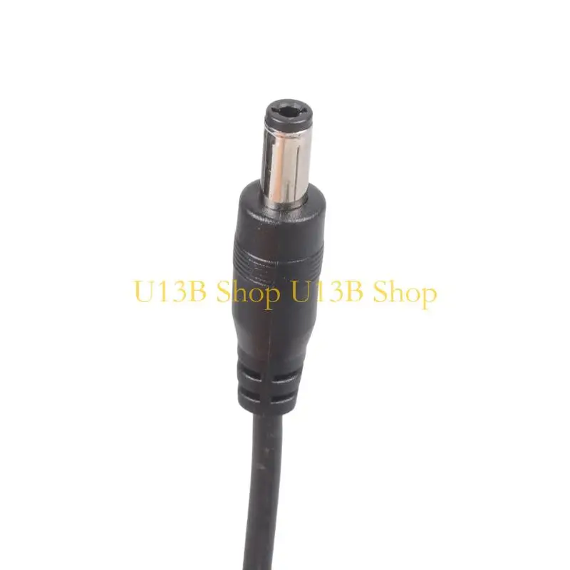 U13B USB/Type C to Double DC5.5x2.5mm Power Cable Compatibility With USB A And Type C 5V 3A 100CM Length for Speaker