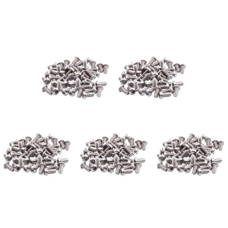 -[Retail TX] M6x12mm Stainless Steel Hex Socket Button Head Screws 250 Pcs