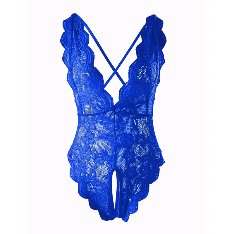 

Women Sexy Underwear Set Lace Fishnet Bodysuit Lingerie Floral Perspective Sleepwear Transparent Lingerie Bra Sets