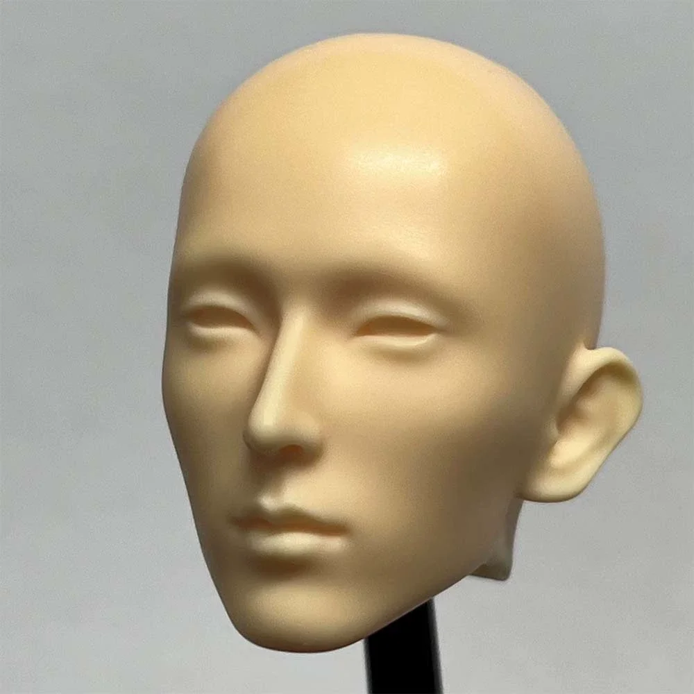 SOuth korea  Star /6 Scale  Male Head Carving Aisa  Unpainted  Toys Model For 12