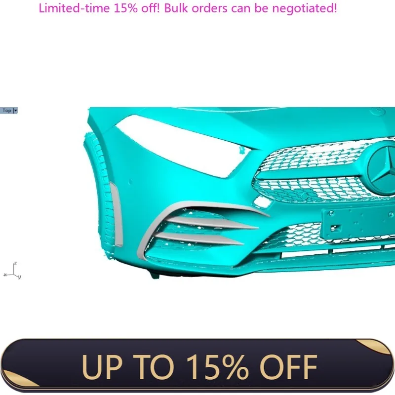 

Dry Carbon Fiber Front Bumper Fog Light Cover Splitter For Mercedes-Benz A Class A200 A220 A250 W177 V177 2019-2020