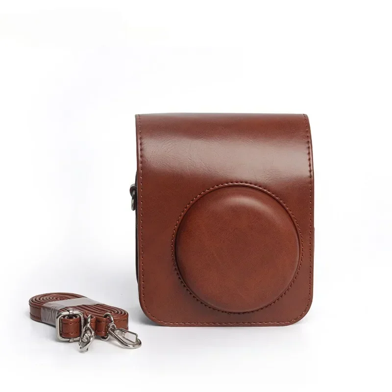 

Retro Soft Mini Camera Case Bag PU Leather Cover with Shoulder Strap For Instax Mini 12 Camera Case