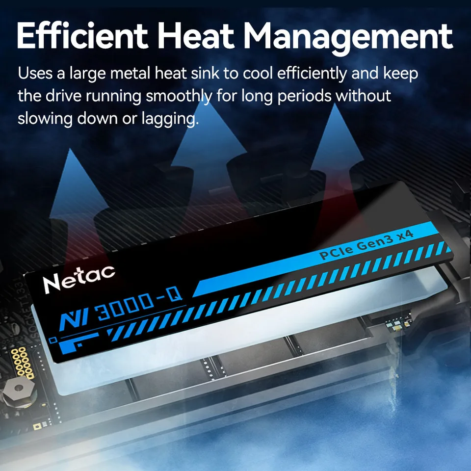 Netac NVMe SSD M2 1TB 2TB 512GB 3400MB/秒 SSD PCIe3.0 M.2 2280