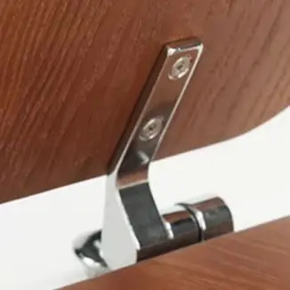 Zinc Alloy Toilet Seat Hinge Fittings – Chrome Finish, Easy Install Replacement Parts For Toilet Cover Connector