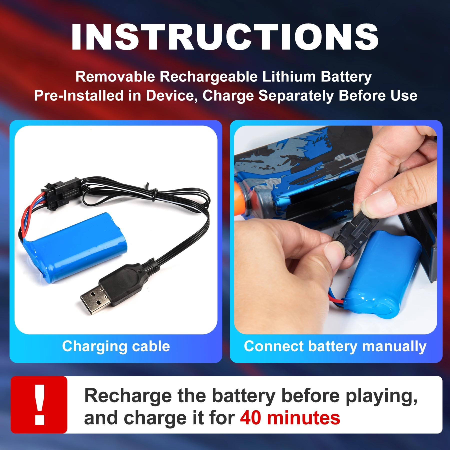 2025年新型電動ブラスターガンおもちゃ、高精度射撃、パーティーゲーム - ハロウィン、感謝祭、クリスマスギフト（弾丸なし）