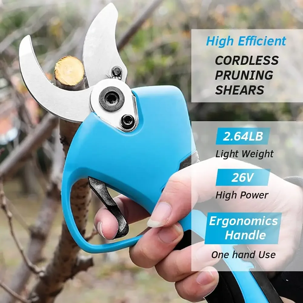 Cordless Rechargeable Electric Shears for Cutting & Pruning (40mm) 1.5 Inch