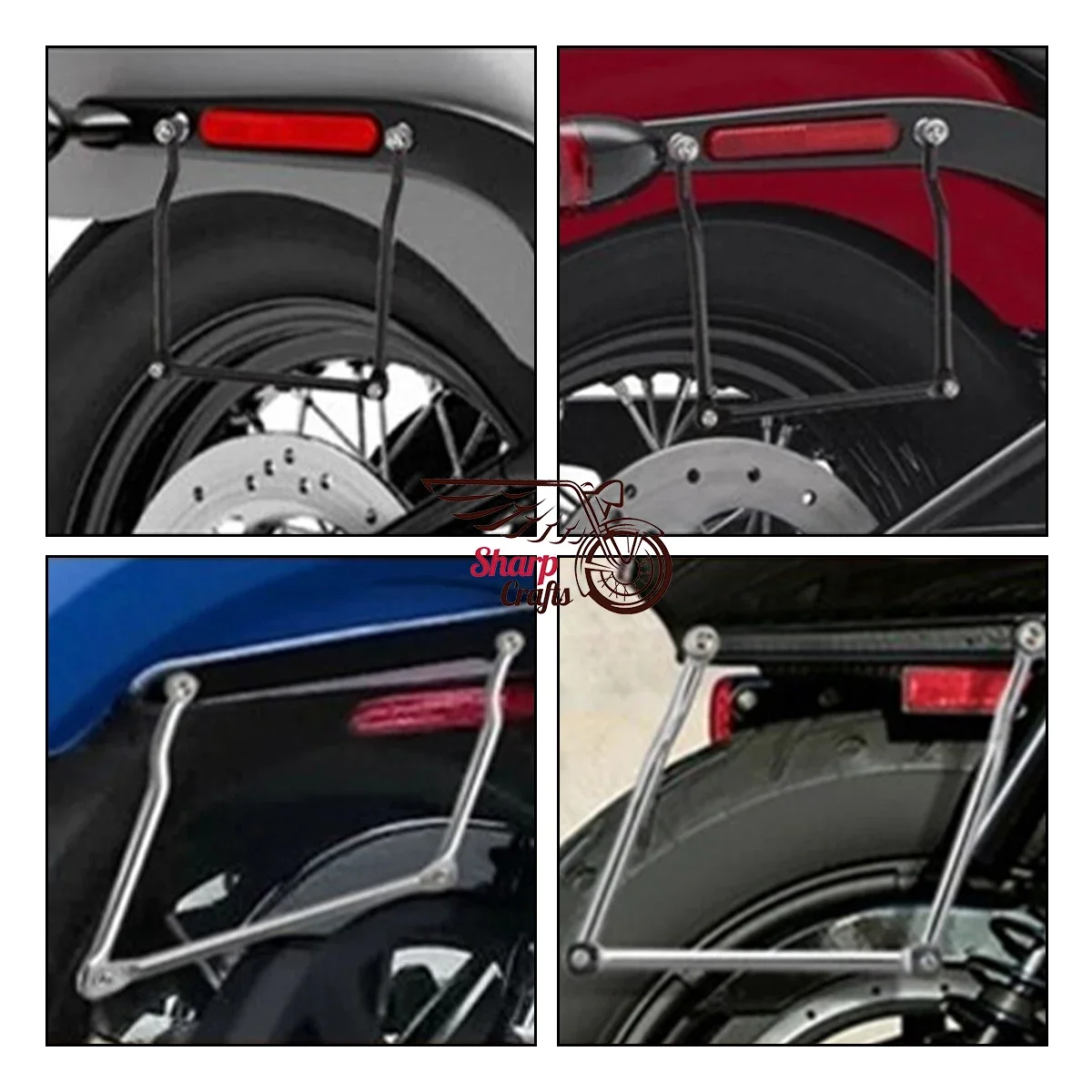 Motorcycle Accessories Refit Saddlebag Support Bars Mount Brackets For Honda Rebel CMX250 CMX250C CA250 CMX300 CMX500 CMX1100