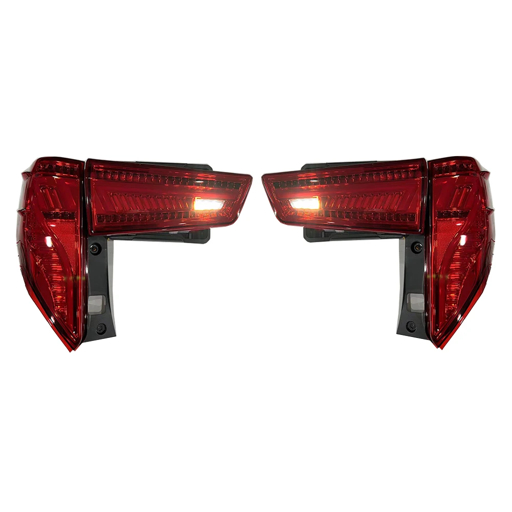 Newest Design Taillights For Innova Crysta Tail Lamp With Full LED And Sequential Turn Signal 2015-2022 Modified Rear Lamp Light