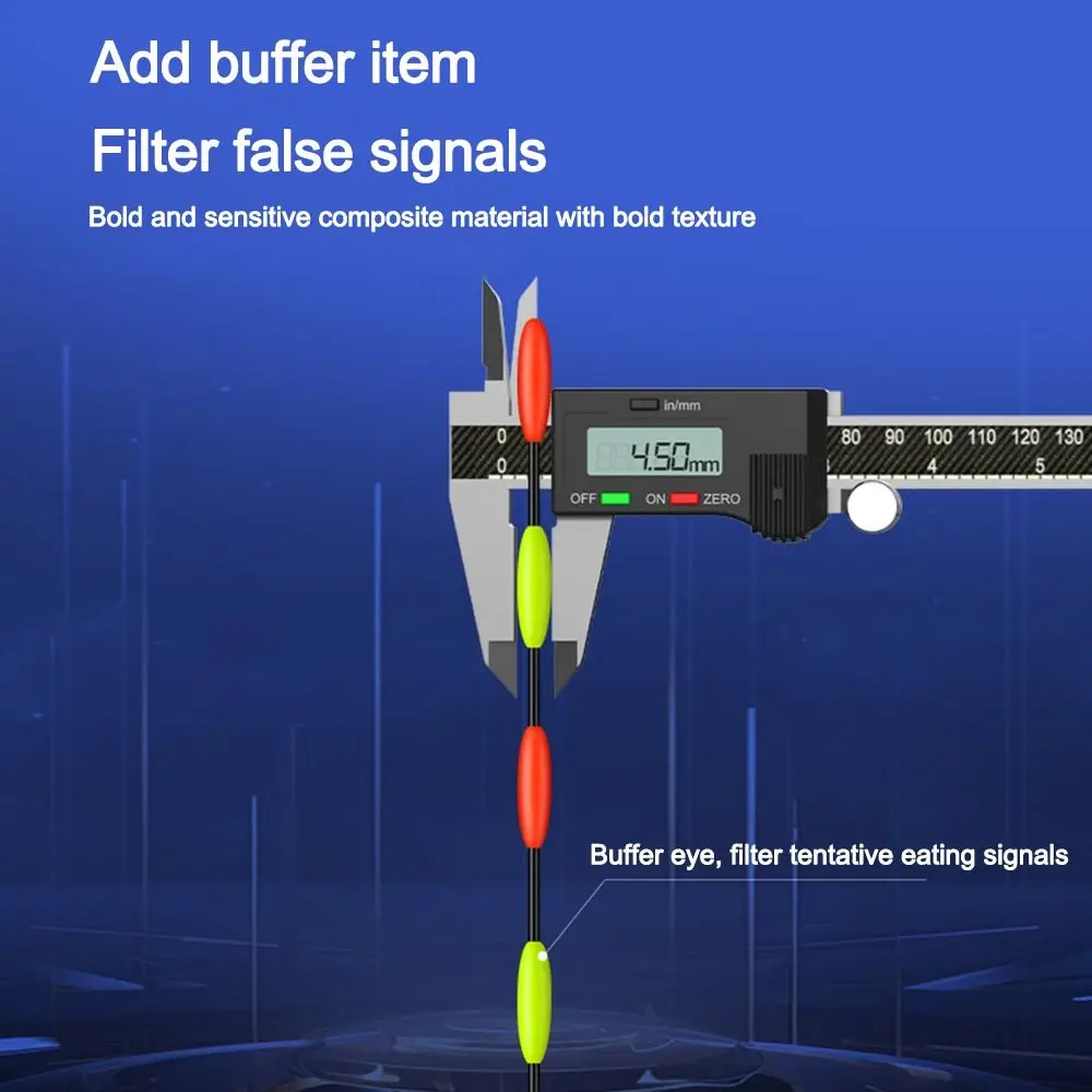 Day and Night Dual Use Electronic Float Sensitive Eye-catching Fish Float for Silver Carp Crucian Carp Bighead Carp