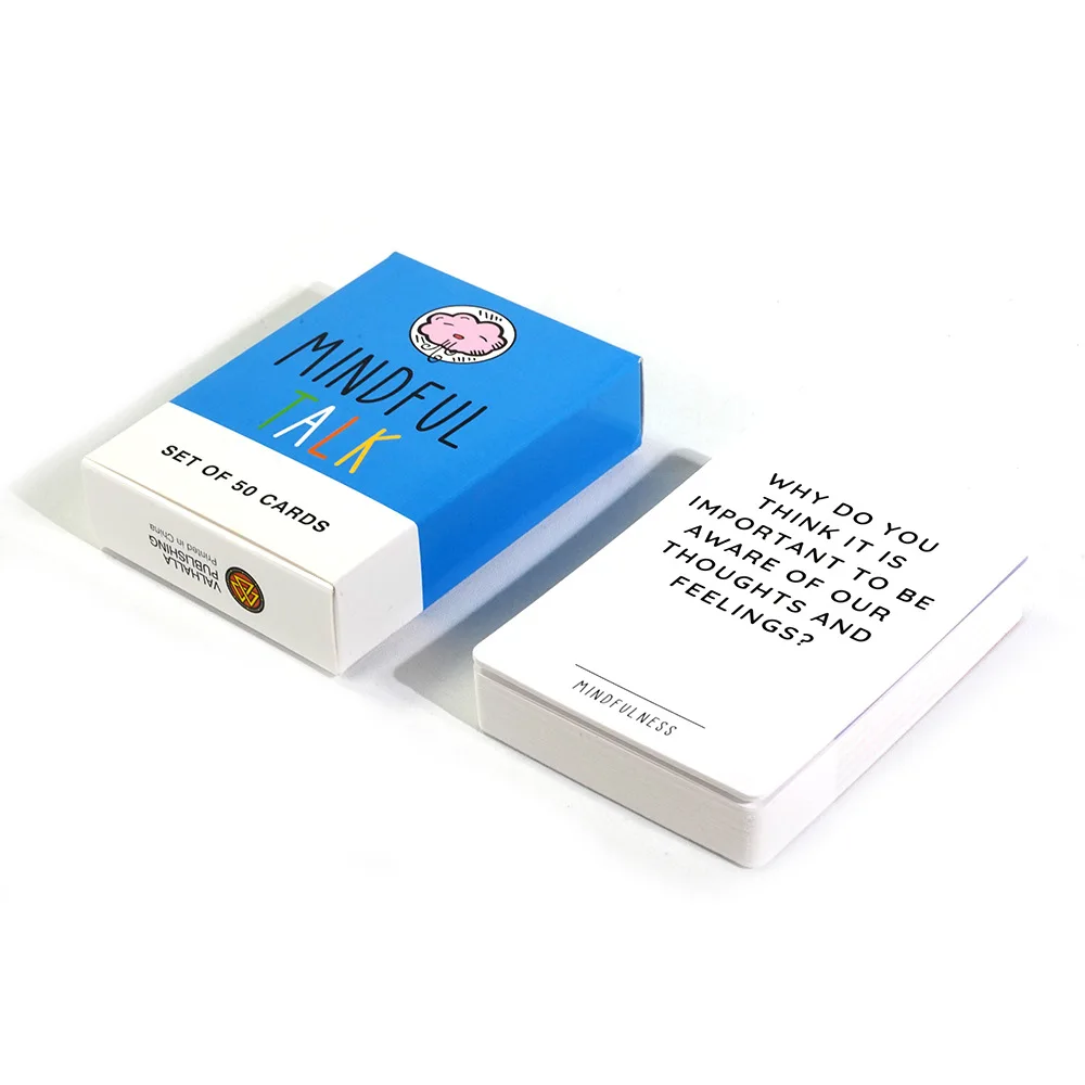 Mindfulness Game for Kids - Authentic and Meaningful Conversations with Mindful Talk Cards for Children and Parents