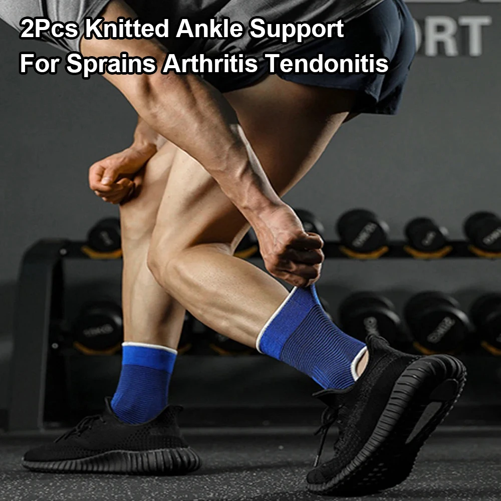 

Compression Ankle Wrap Sports Ankle Support Flexible Ankle Shield Anti-Slip Tendinitis Running Hiking High Impact Sports Soccer