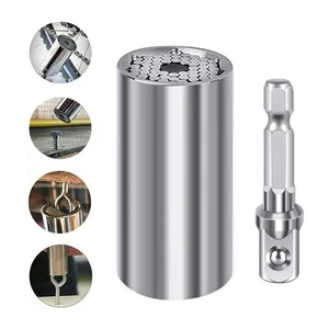 Universal Drehmomentschlüssel, Elektrobohrer, Drehkreuzbuchse, Magic Key, Multi-Manual-Werkzeuge, 7-19 mm, Kopfbaugruppe, Sockelhülle Hauptverkaufshalterschlüssel - №5