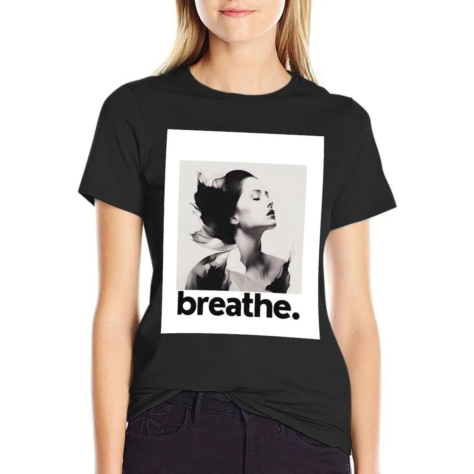 And Breathe, Woman No2 T-shirt korean fashion oversized graphic t-shirts for Women