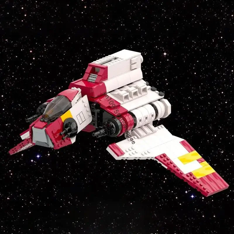 New 803Pcs Famous Star Battle Movie Moc Small Attack Shuttle Model Diy Creative Ideas Toy Birthday Gift Building Blocks view 2