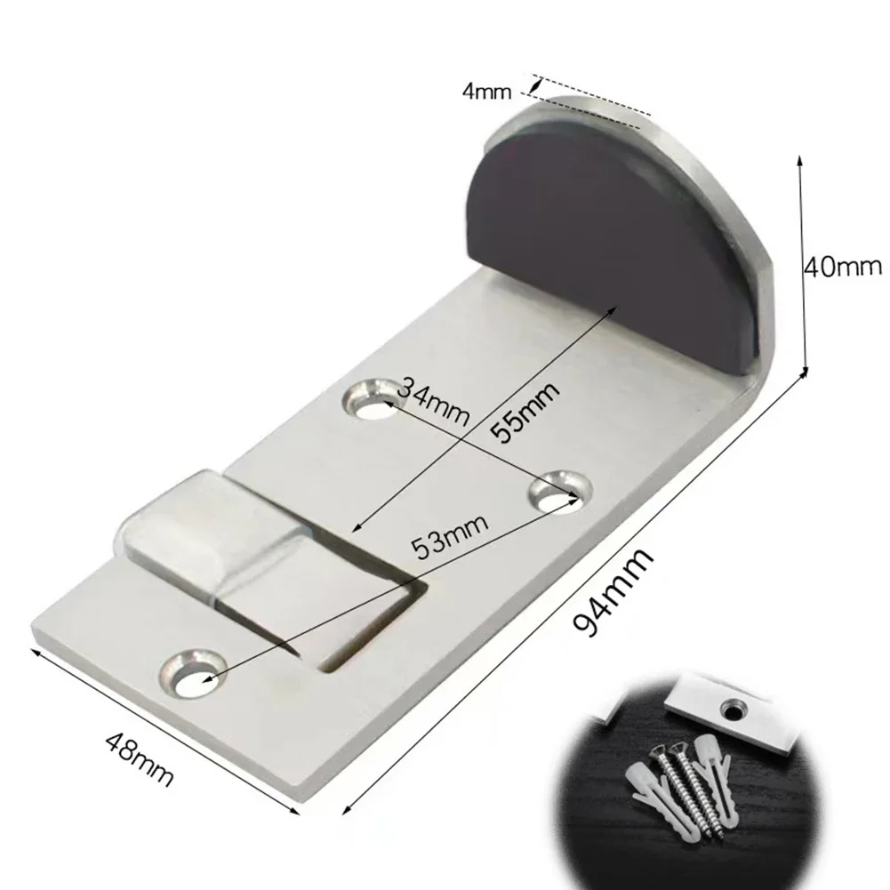 Classic Door Stop Stainless Steel Door Stop Fast Food Restaurant Door Limiter For Heavy Doors Door Stop For Office