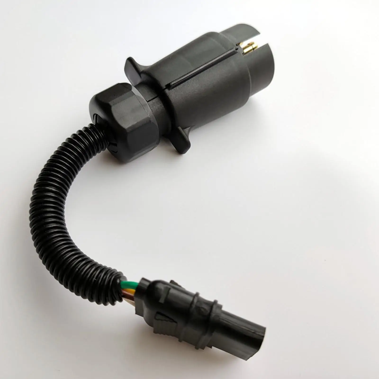 High Strength Plastic Trailer Light Converter Electric Plug Adapter for 7pin to 4pin Car Use