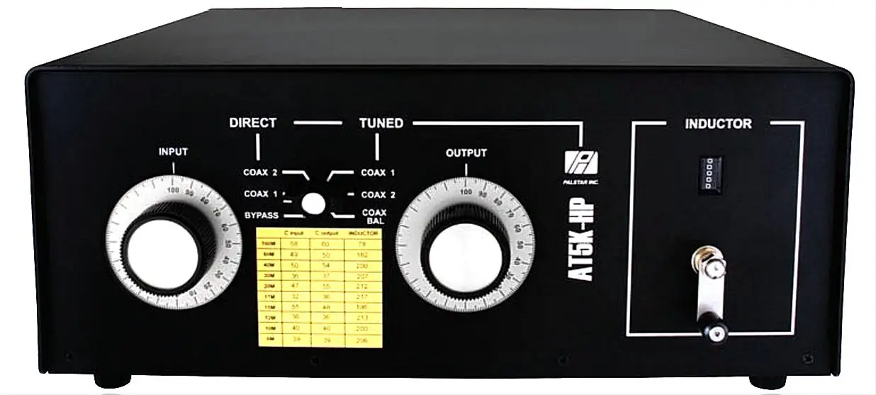 Palstar at-5k hp antenna tuner