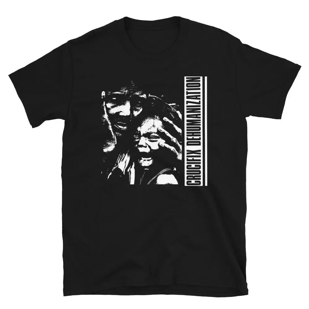 CRUCIFIX Dehumanization shirtGolf Wear T Shirt Cotton Aesthetic Clothing