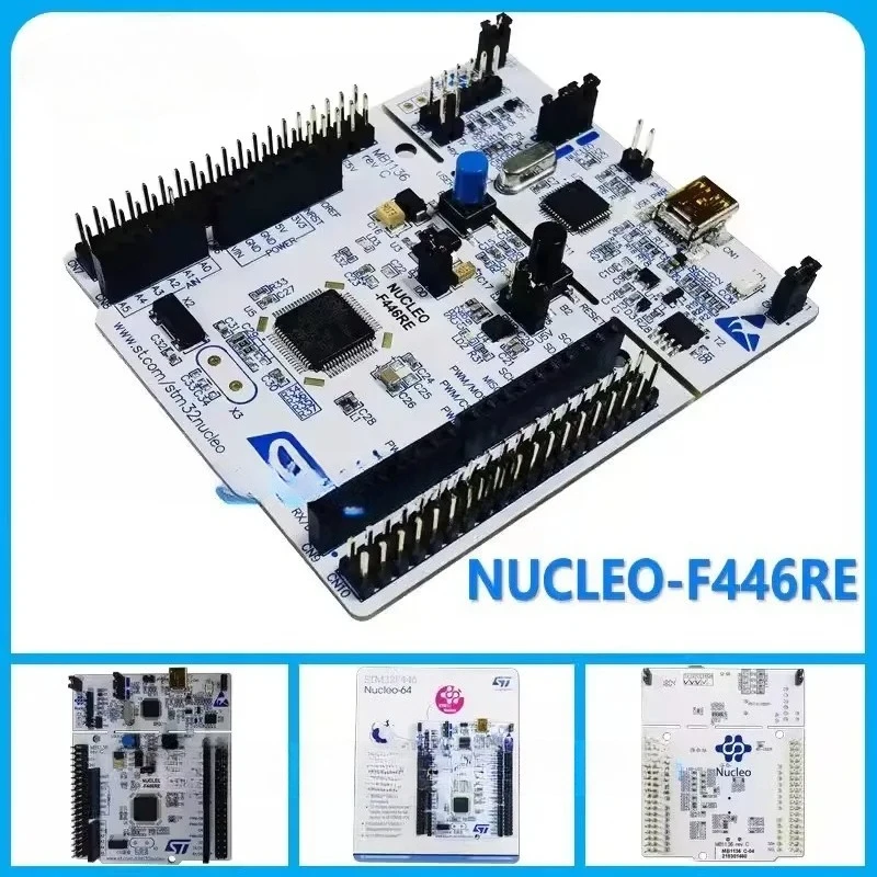 

The off-the-shelf NUCLEO-F446RE uses the MCU Nucleo-64 development board of the STM32F446RET6 microcontroller