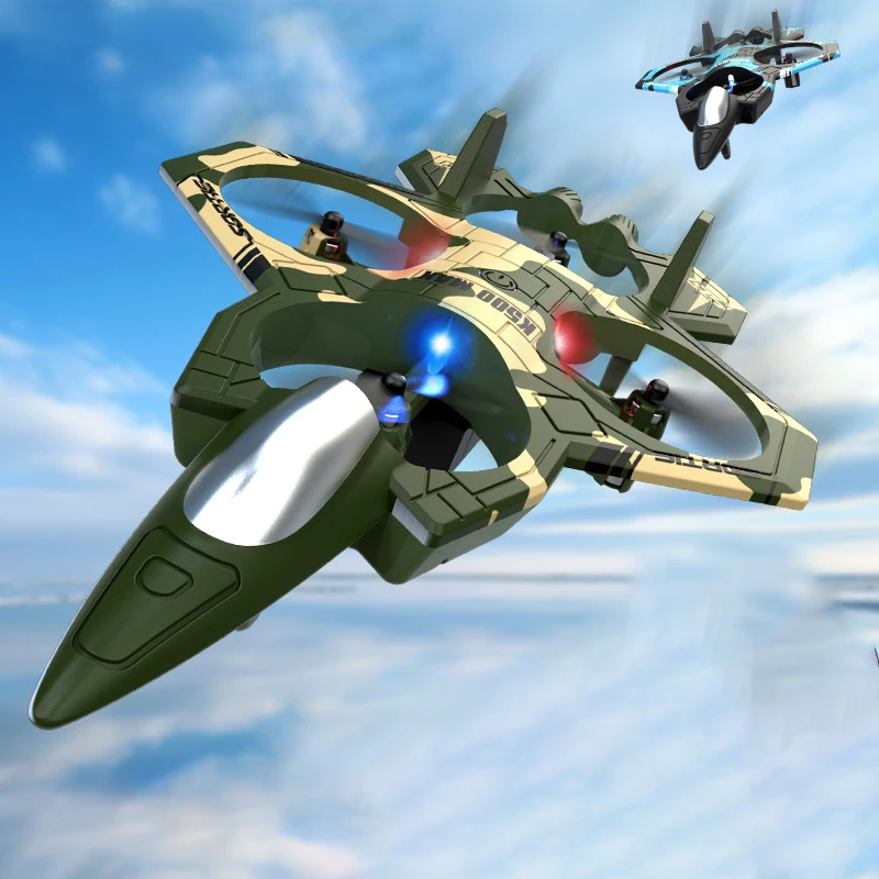 RC لعبة الطائرة شراعية تحلق هليكوبتر 2.4G حيلة التحكم عن بعد رغوة طائرة مقاتلة لعب في الهواء الطلق للأطفال الكبار الهدايا