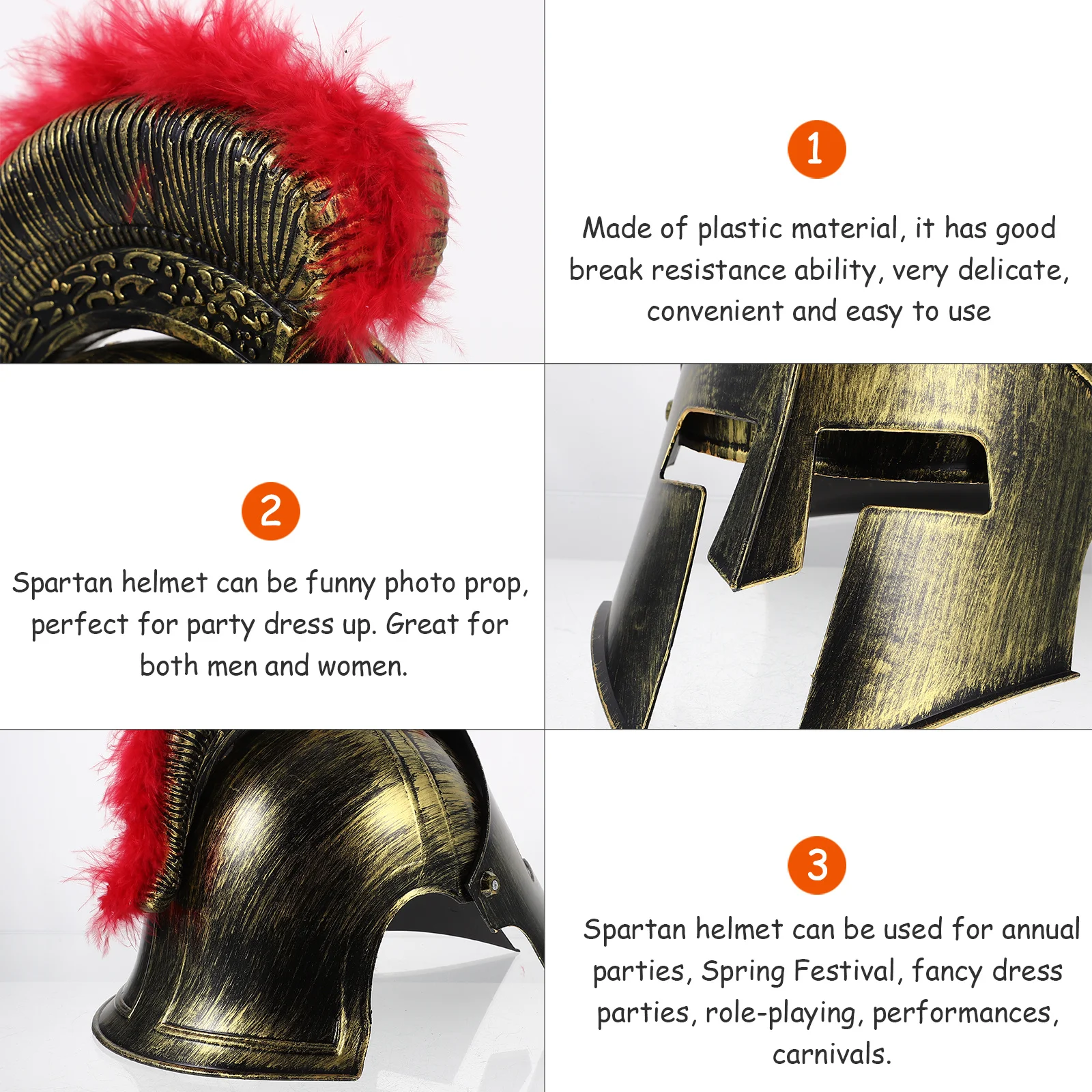 

Маленькая красная корона воина пластиковая шляпа солдата реквизит для вечеринки косплей римский винтажный мужской костюм воина