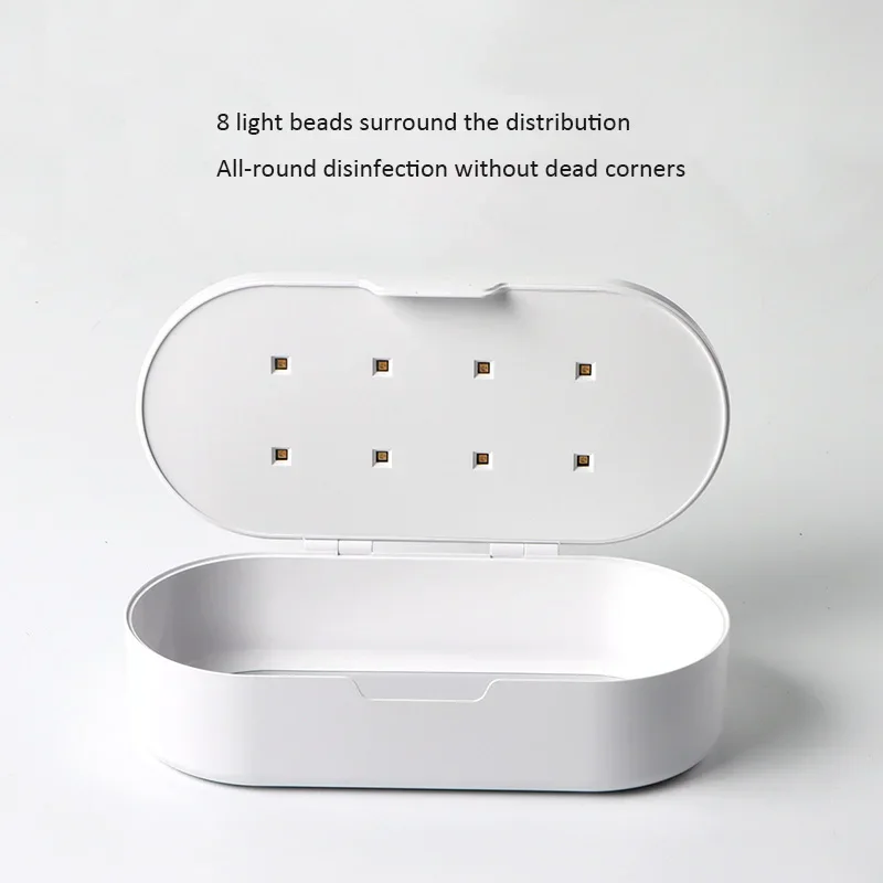 กล่องฆ่าเชื้อโรคในชั้นวางอุปกรณ์ไฟฟ้าแบบพกพากล่องฆ่าเชื้อด้วยเครื่องมือทำเล็บไร้สายแบบมัลติฟังก์ชันกล่องฆ่าเชื้อด้วยรังสีอัลตราไวโอเลต