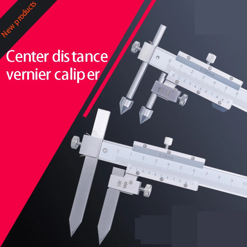 Di alta Qualità di Centro Distanza Vernier Caliper Distanza del Foro Pinza Bordo Centro Distanza Pinza Offset Centrale Vernier Calipe