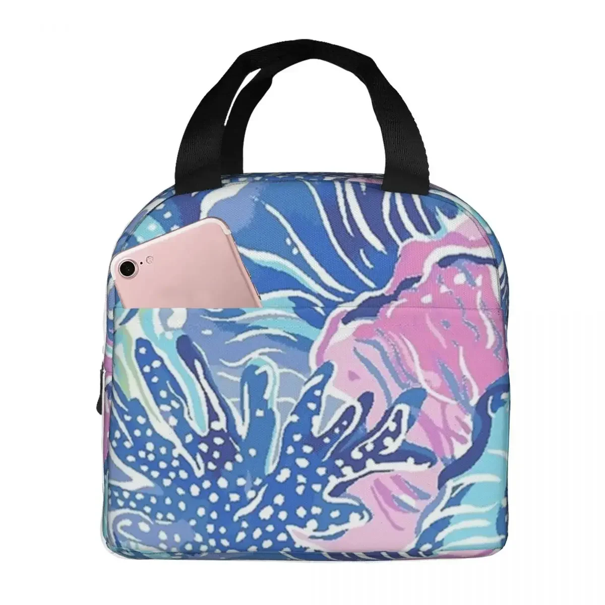 Lily Pulitzer-Sacs à lunch isothermes pour femmes, fourre-tout isotherme, boîte à lunch isotherme, sacs de pique-nique étanches, travail, école, enfants