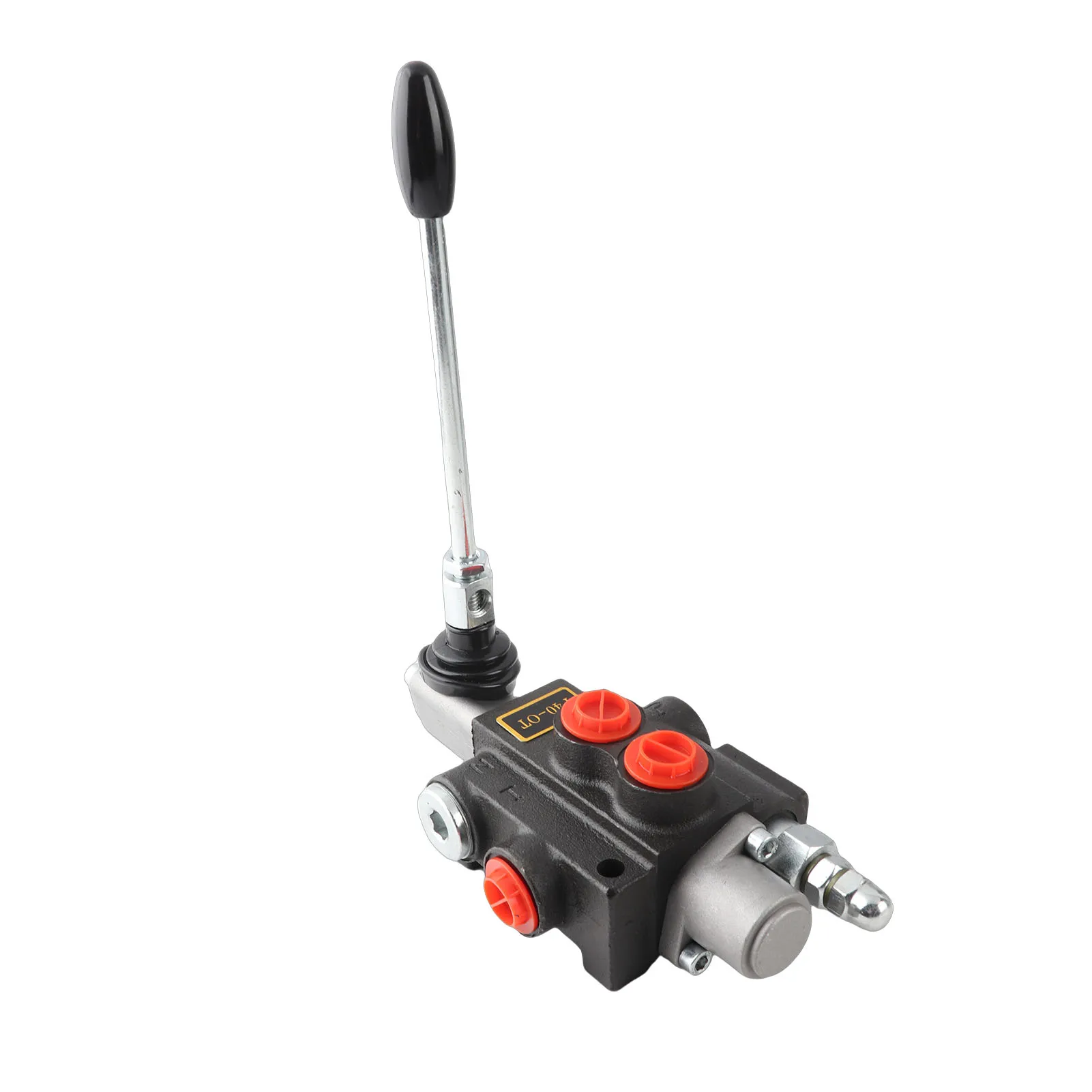 Hydraulic Flow Control Valve Kit 1 Spool Double Acting with Adjustable Relief Bar Control Handle Tractor Accessory