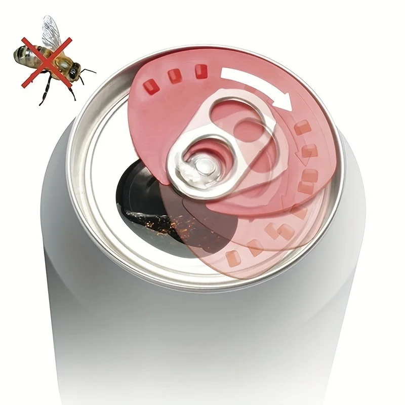 5 peças tampa da lata aferidor de bebidas pode tampa protetor de latas barricada soda tampa aferidor plástico cerveja bebida tampa protetor para cerveja j