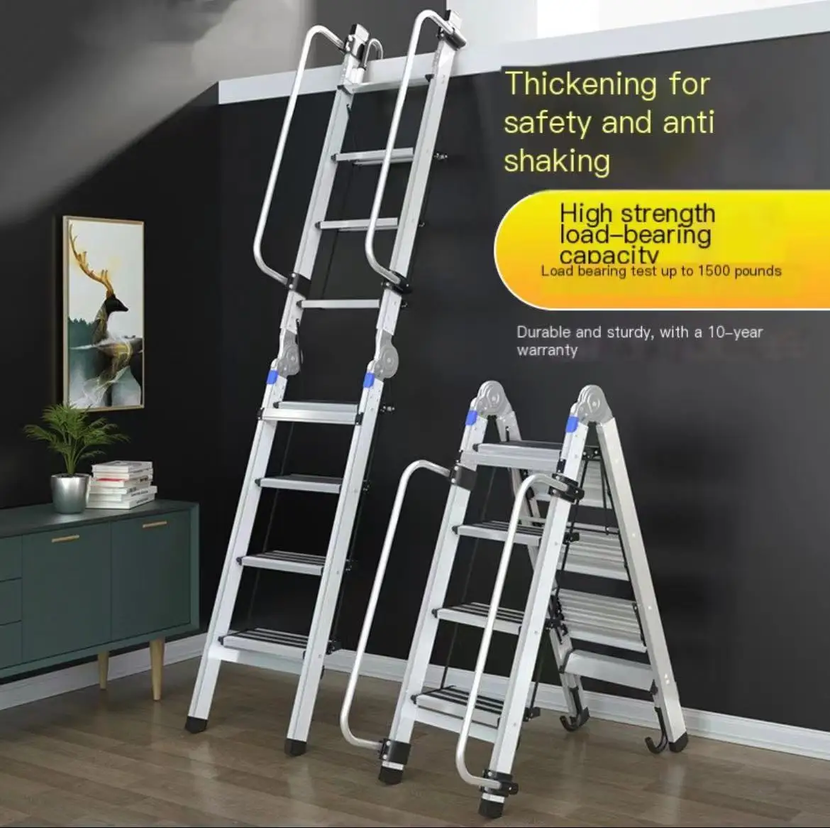 Рисунок 4 - Утолщенная складная лестница из алюминиевого сплава