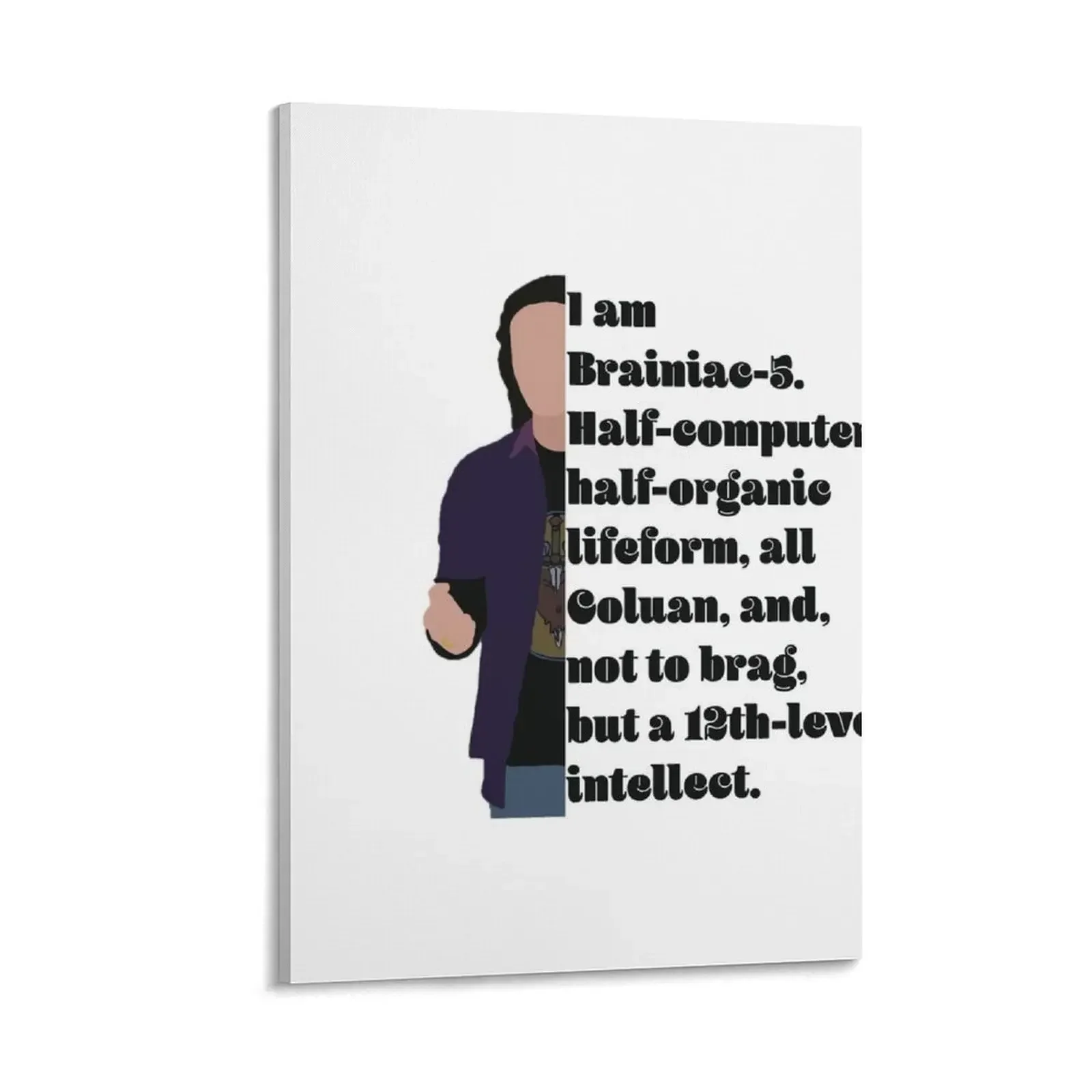 

not to brag, but a 12-th level intellect Canvas Painting Wall decoration frame art Paintings on the wall Decor for room