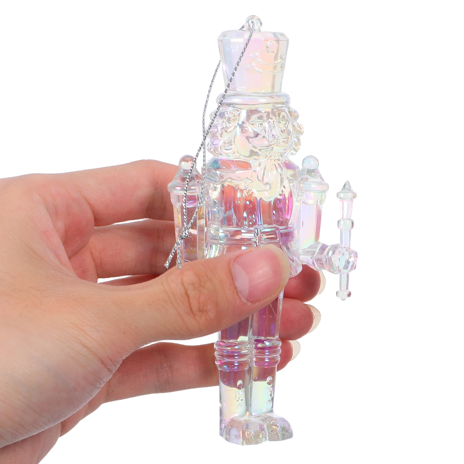 

Christmas Ornaments Decorations Hanging Nutcrackers Acrylic Crafts Puppet Decors Pendant Child